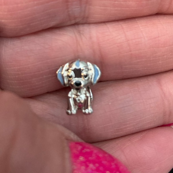 Charm-Bracelet- Silver tone Cute Dog Shaped Charm - Picture 6 of 9